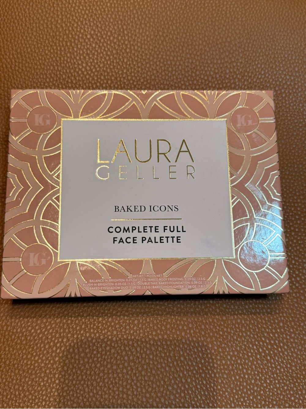 Laura Geller Baked Icons Complete Full Face Palette - Pink & Gold Accents